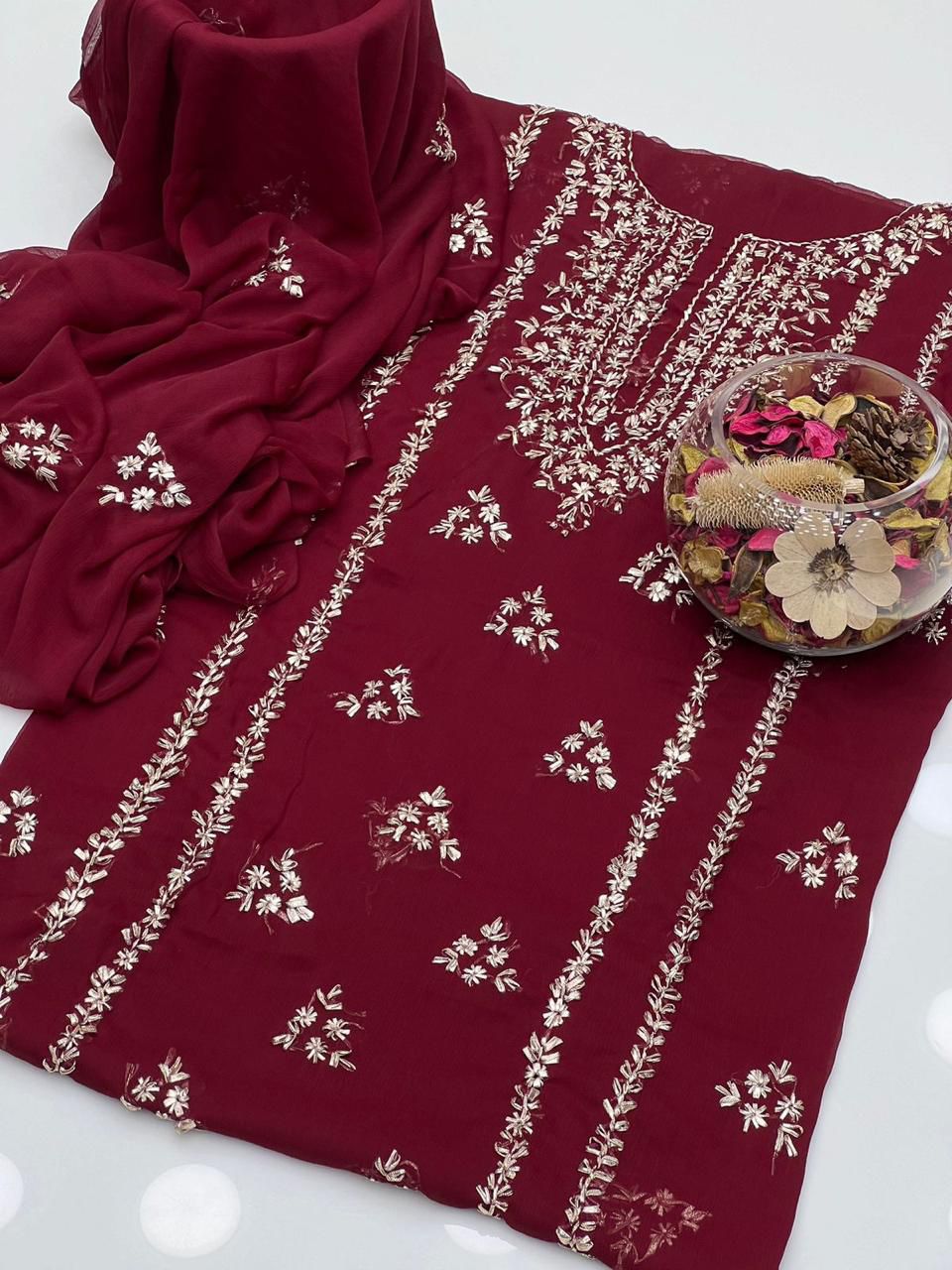Navy Velvet Abaya - Alternate view